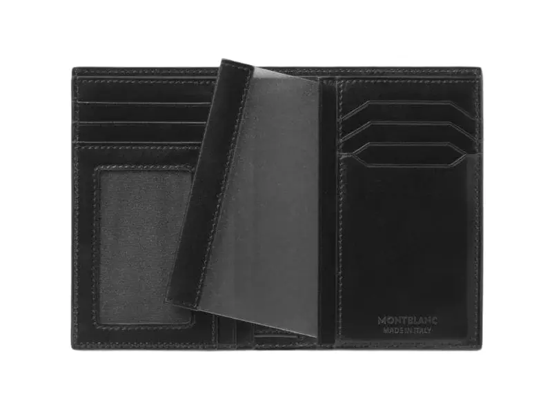 WALLET 7CC WITH ID CARD HOLDER BLACK MEISTERSTUCK MONTBLANC 198380